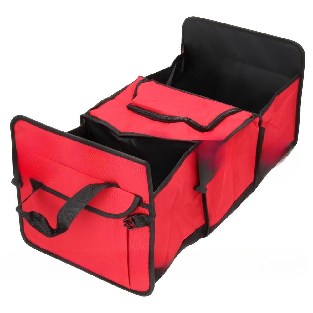 Accesorios Universal Livianos 50/20 Organizador plegable multiuso de baul (rojo)